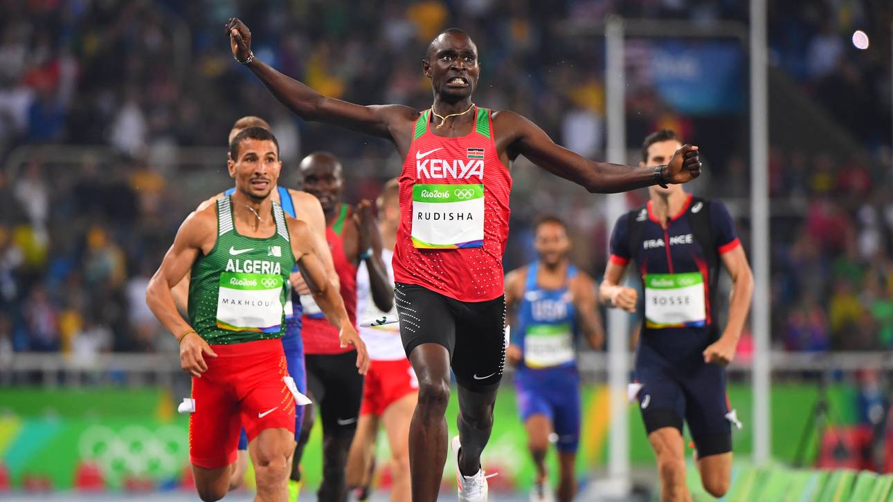 Rudisha gewinnt Gold über 800 Meter