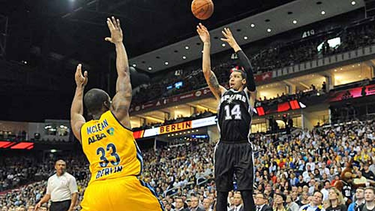 Spurs-Distanzschütze Danny Green ist einer der Profiteure beim uneigennützigen Spielstil der Sporen und drückt von draußen ab