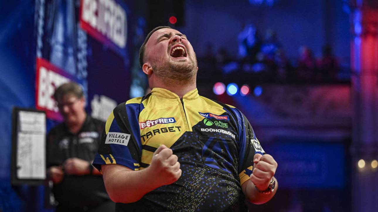 Darts-Action mit Littler