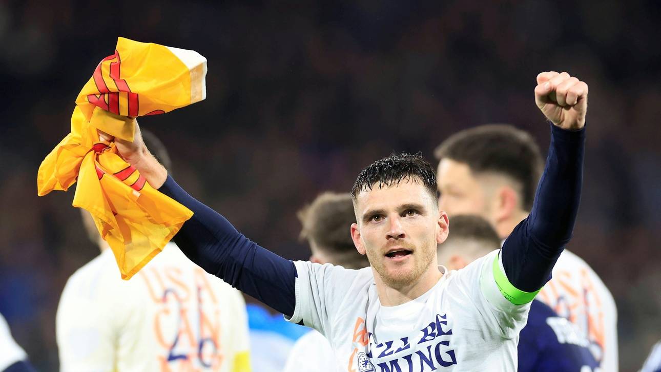 Andy Robertson hat sich mit Schottland für die WM qualifiziert