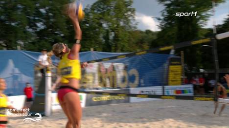 Laura Ludwig und Margareta Kozuch gewinnen ihr zweites Spiel bei der comdirect Beach Tour und zeigen ein starke Vorstellung. Der Spielbericht.