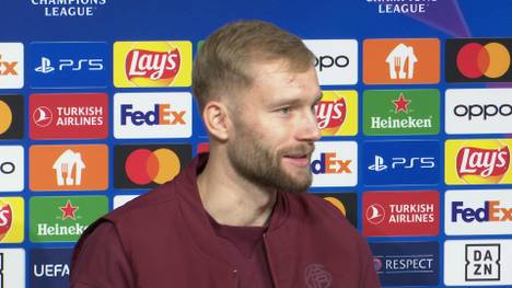 Konrad Laimer fühlt sich mittlerweile beim FC Bayern richtig wohl - vor allem macht es ihm besonders viel Spaß mit Bayern-Legende Thomas Müller jeden Tag trainieren und spielen zu dürfen. 