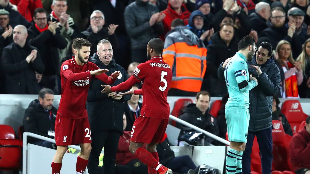 Darüber hinaus kam er auf 13 Einsätze in der Premier League, zumeist als Joker. Kurios: Wirkte Lallana mit, verlor der FC Liverpool nie. Doch der Engländer (Vertrag bis 2020) blieb auch gänzlich ohne Scorerpunkt. Die Zeichen stehen wohl auf Trennung  