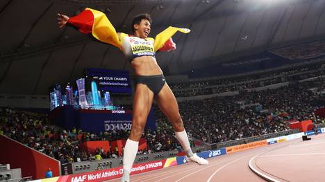 Malaika Mihambo hat bei der Leichtathletik-WM Gold im Weitsprung gewonnen