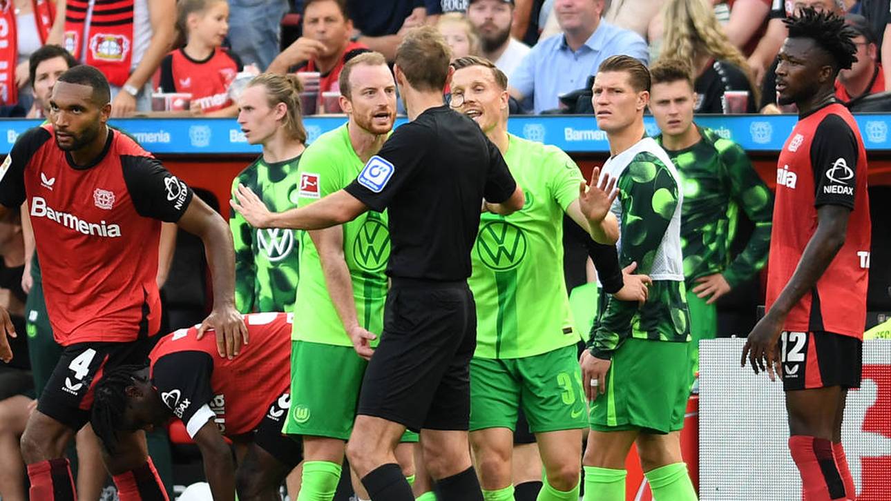 Bei Bayer-Spektakel: War das Rot?