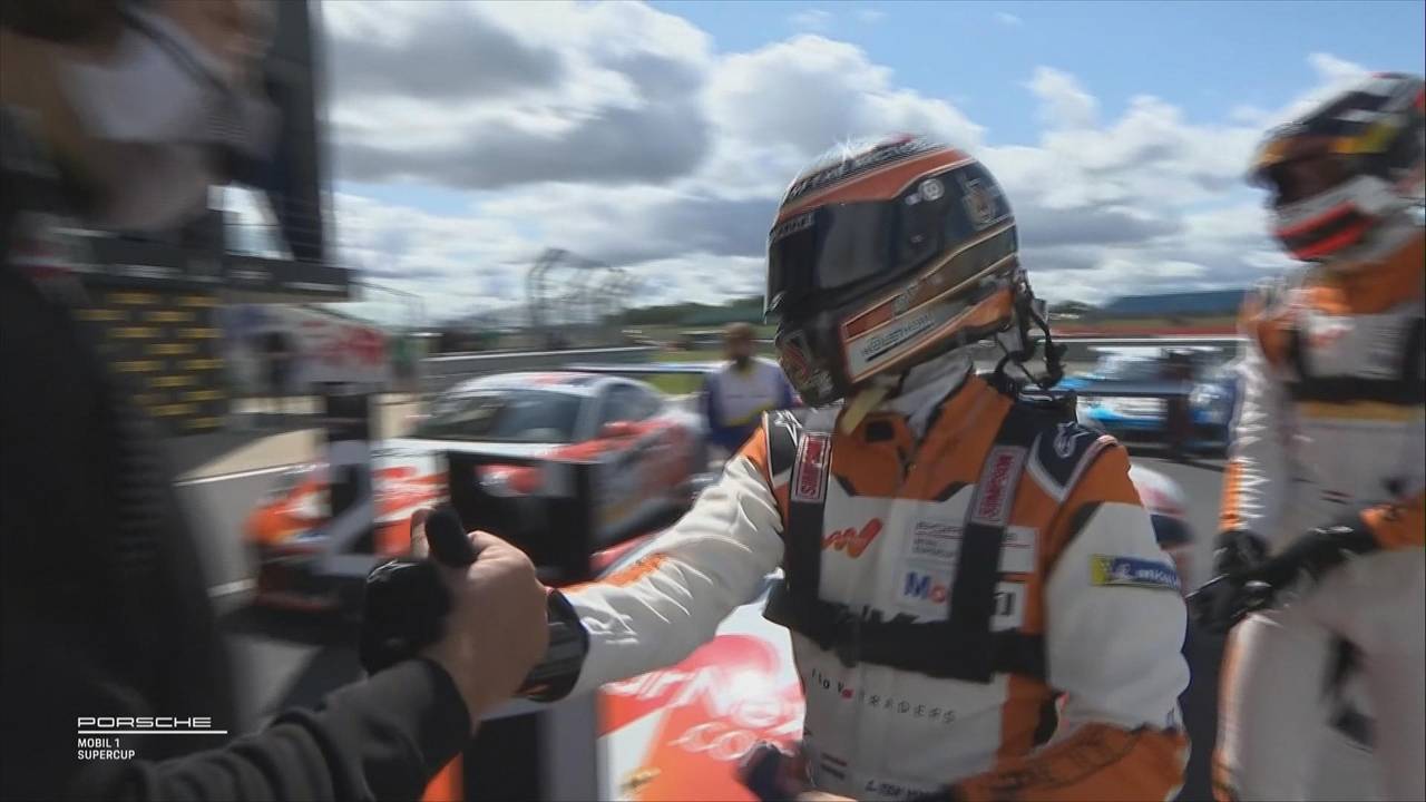 Porsche Supercup: Oranje-Doppelsieg beim Rennen in Silverstone