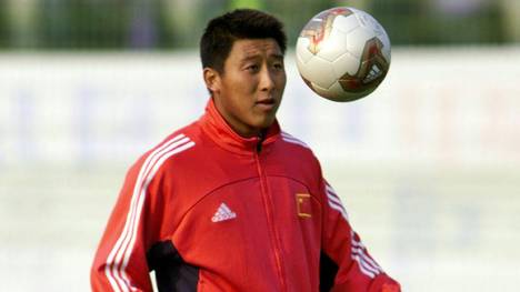 Zhang Enhua bei der WM 2002 in Südkorea und Japan