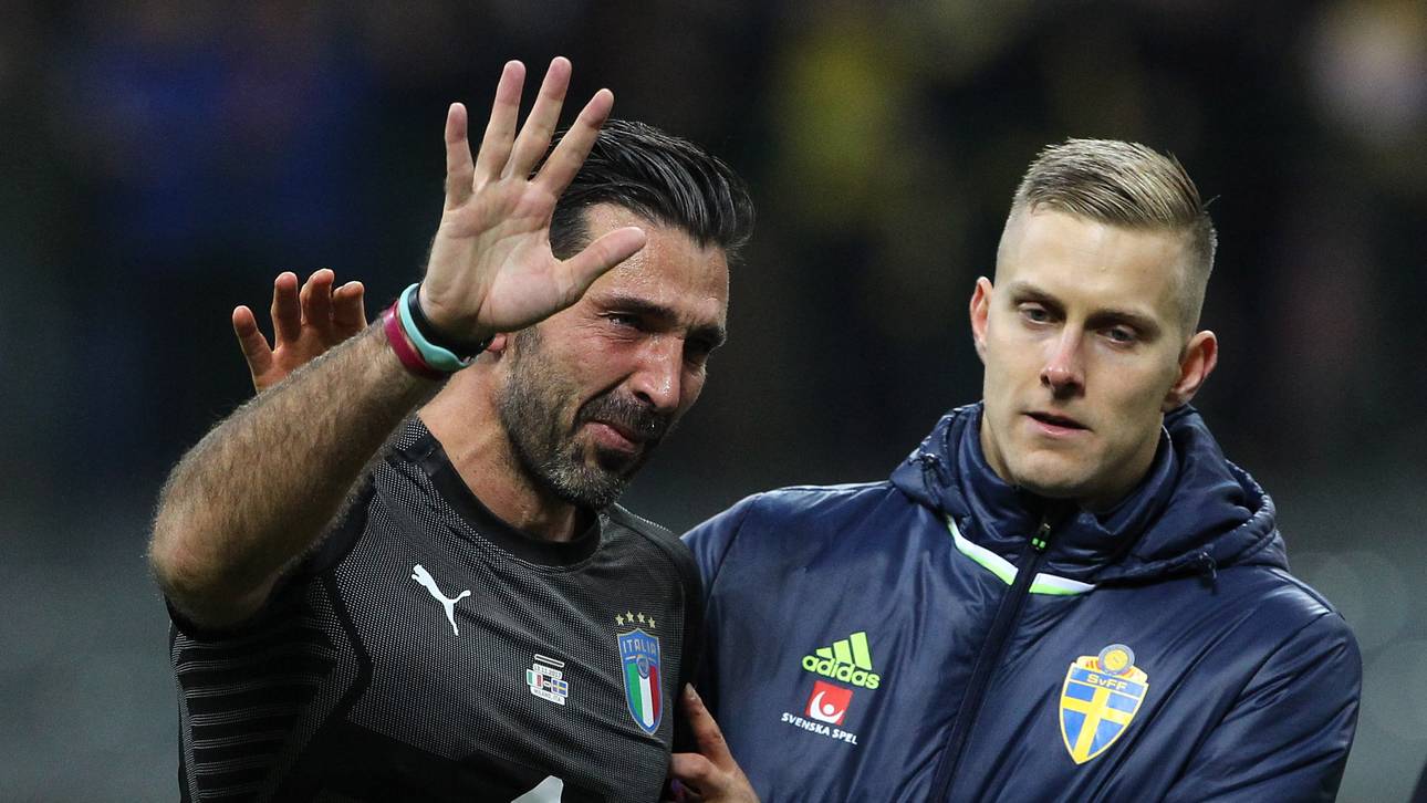 Buffon nimmt tränenreich Abschied