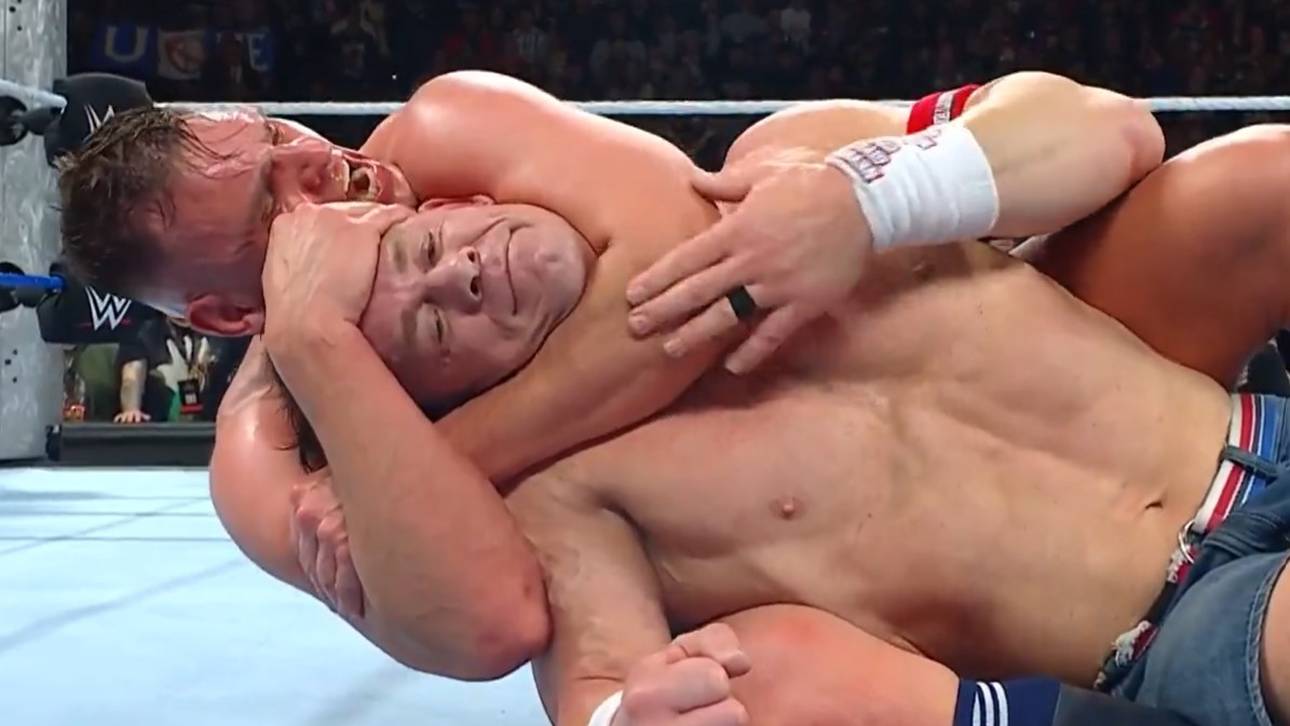 WWE-Ikone John Cena gab im Sleeperhold von Gunther auf