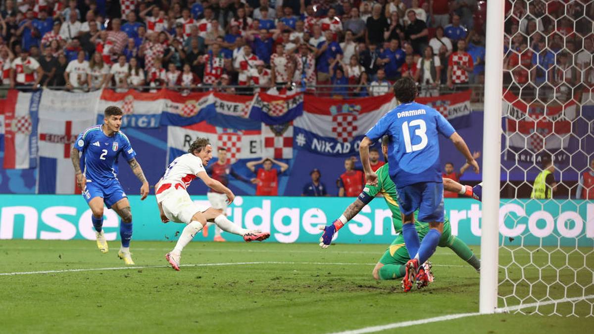 Luka Modric brachte Kroatien nur 31 Sekunden nach seinem Elferfehlschuss in Führung