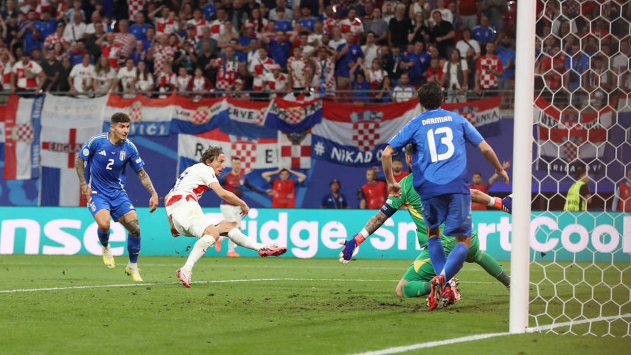 Luka Modric brachte Kroatien nur 31 Sekunden nach seinem Elferfehlschuss in Führung