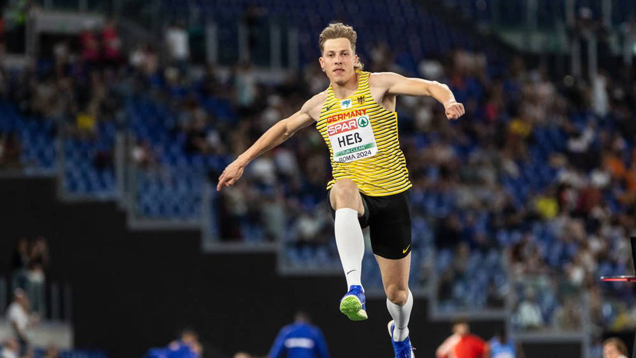 Max Heß wurde Fünfter im Dreisprung-Finale