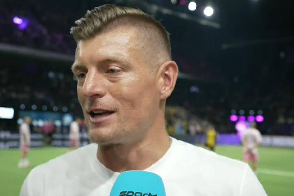 Am Rande der Icon League spricht Toni Kroos über Florian Wirtz' Entscheidung, den FC Liverpool dem FC Bayern vorzuziehen.