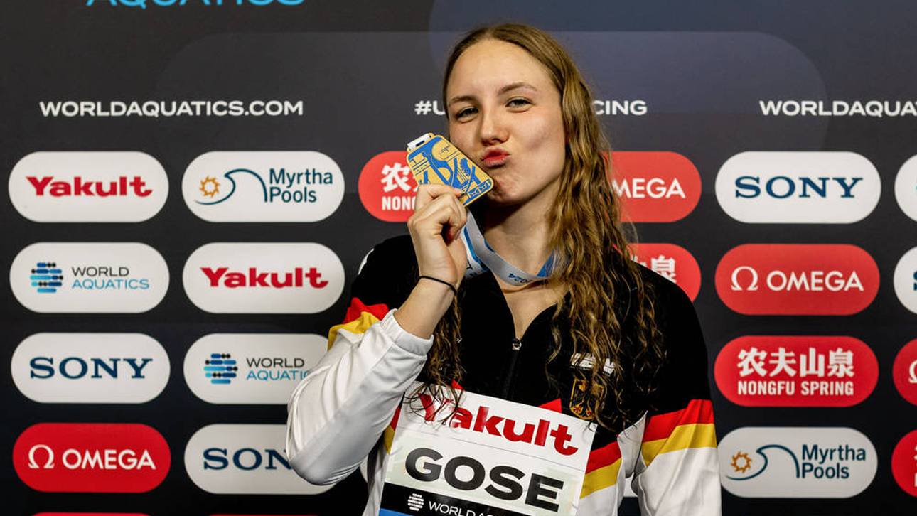 Bei der Kurzbahn-WM gewann Gose Gold über 1500 Meter