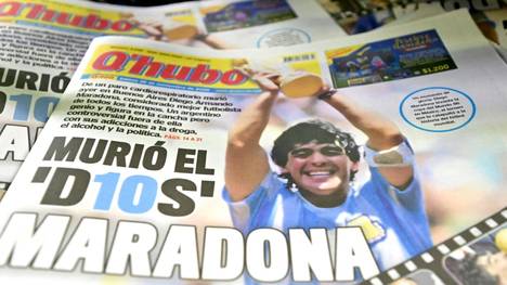 "Der Tod Gottes": Pressestimmen zu Maradona