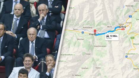 Die Heimatorte von Gianni Infantino und Joseph Blatter trennen nur 12 Autominuten