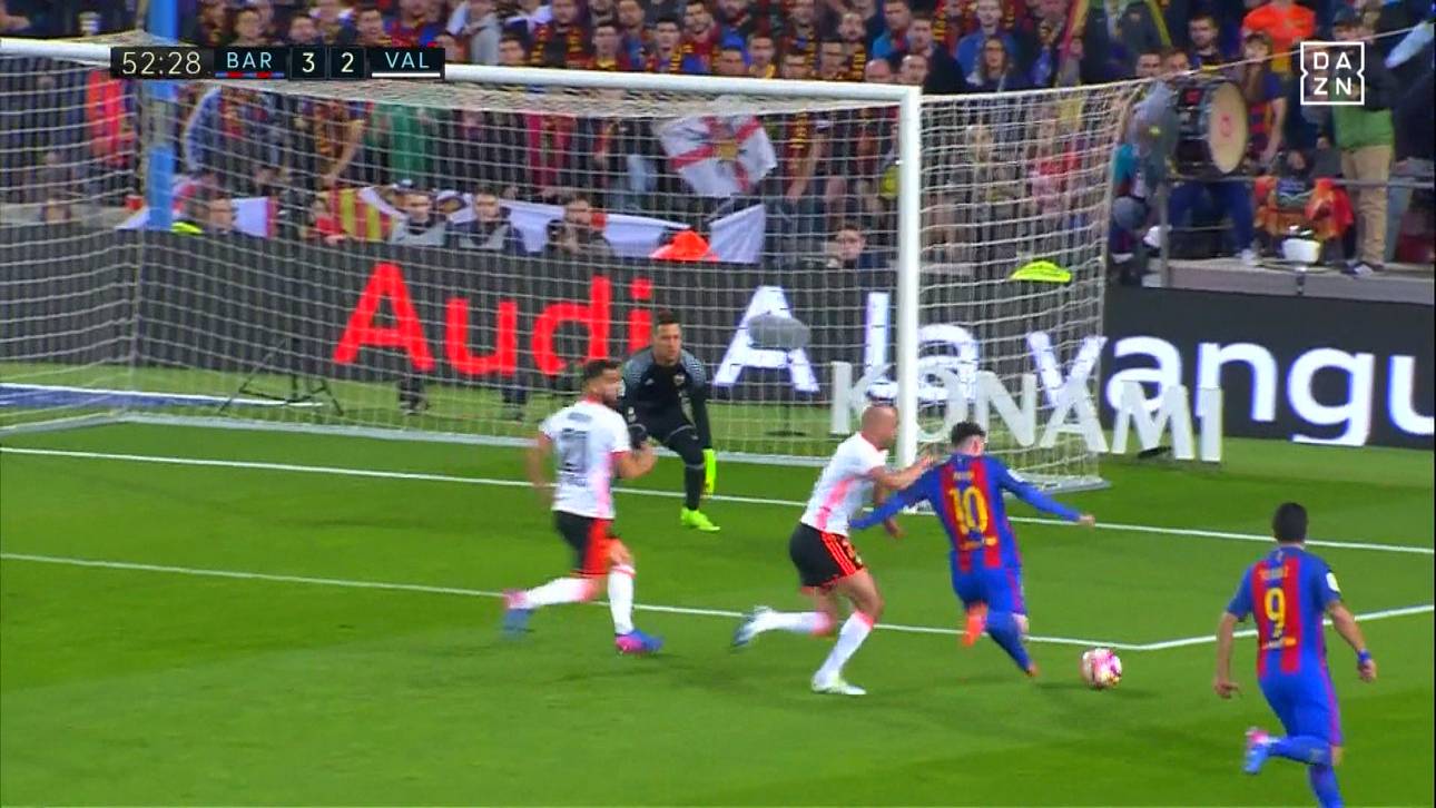 Messi-Knaller düpiert den Keeper