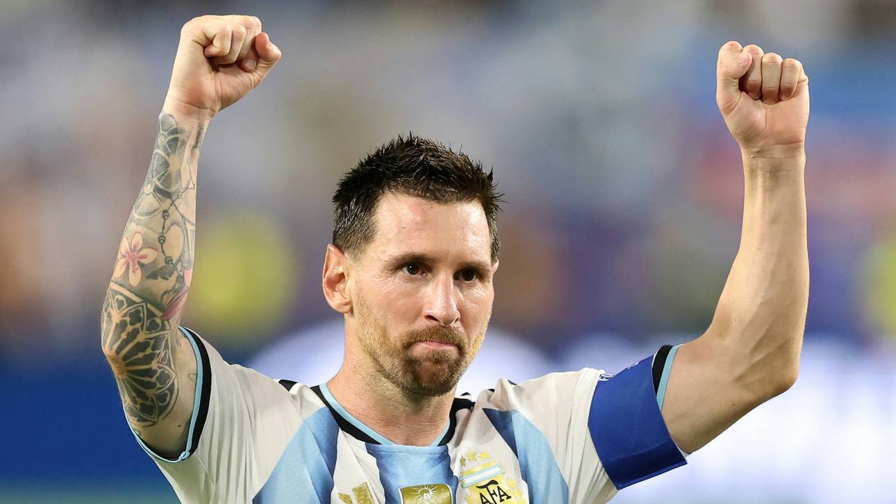 Pure Erleichterung bei Messi