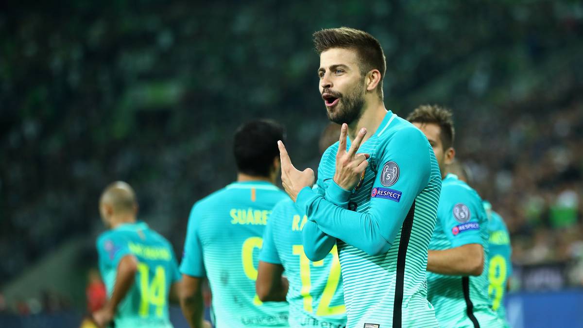 ABWEHR: Gerard Pique (FC Barcelona/Spanien)