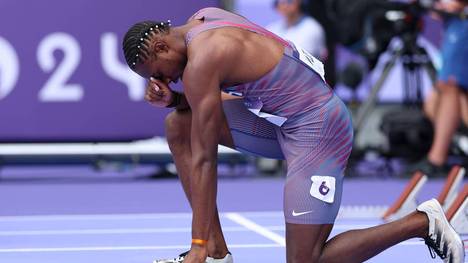 Sprinter Noah Lyles im 100-Meter-Vorlauf