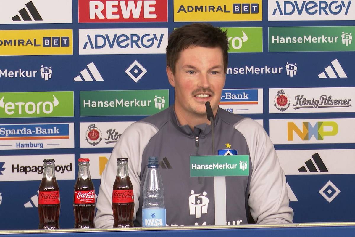 Merlin Polzin, neuer Cheftrainer des HSV, erklärt wie für ihn die ersten Tage als neuer HSV-Trainer waren.