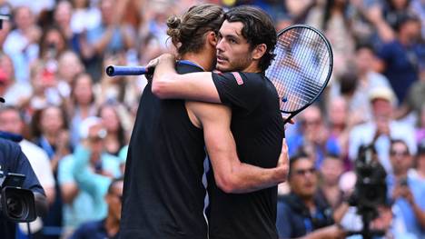 Taylor Fritz (USA) eliminierte bei den US Open Alexander Zverev 