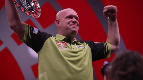 Michael van Gerwen ist zum fünften Mal Gewinner der World Series of Darts Finals. Mighty Mike ließ im Finale gegen Nathan Aspinall keine Zweifel aufkommen.