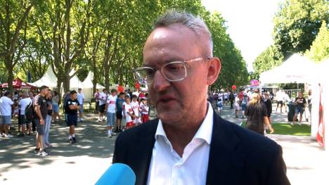 Stuttgarts Vorstandsvorsitzender Alexander Wehrle ordnet die Ansprüche für die kommende Saison ein. Eine Zielsetzung will der Boss noch nicht ausrufen. 
