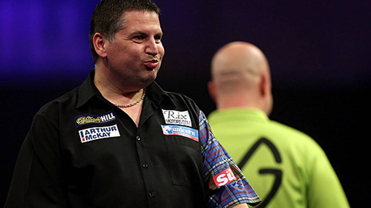 Nein, das Finale wird nicht Michael van Gerwen gegen Phil Taylor heißen. Denn nicht der Weltmeister, sondern Gary Anderson triumphiert nach einer glänzenden Leistung mit 6:3 