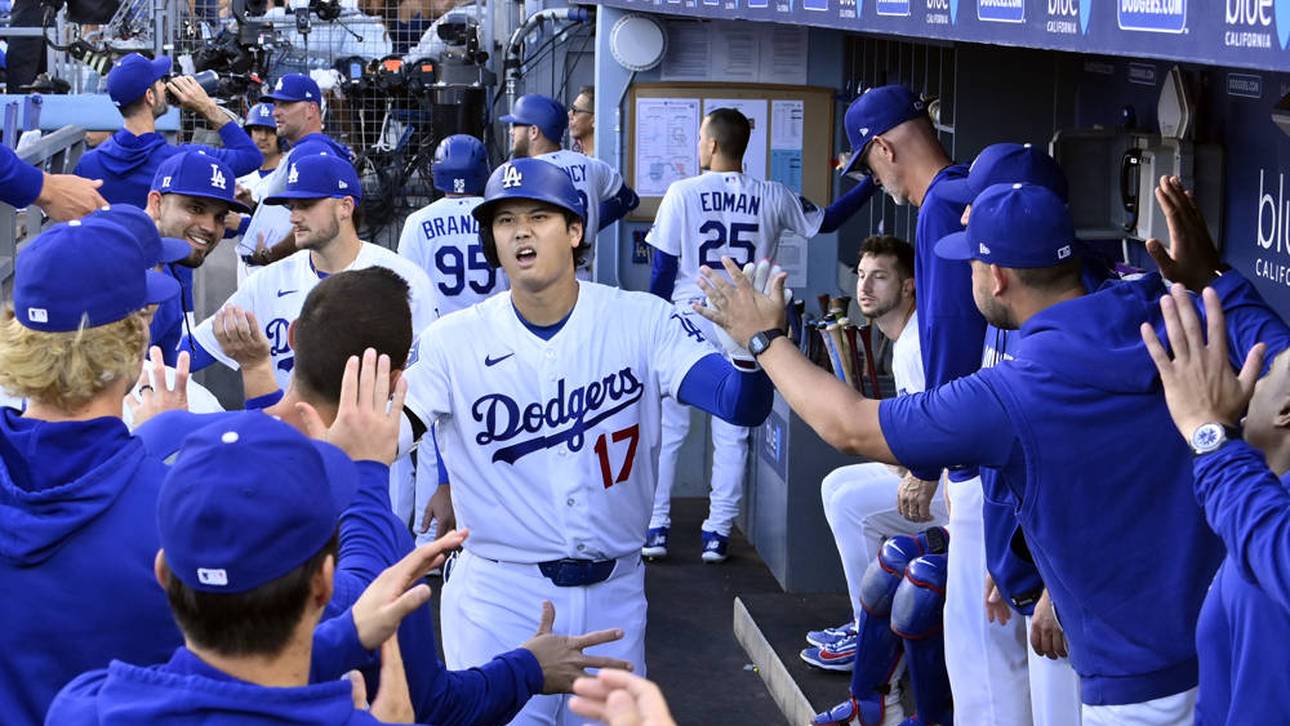 Die Los Angeles Dodgers haben Donald Trump besucht