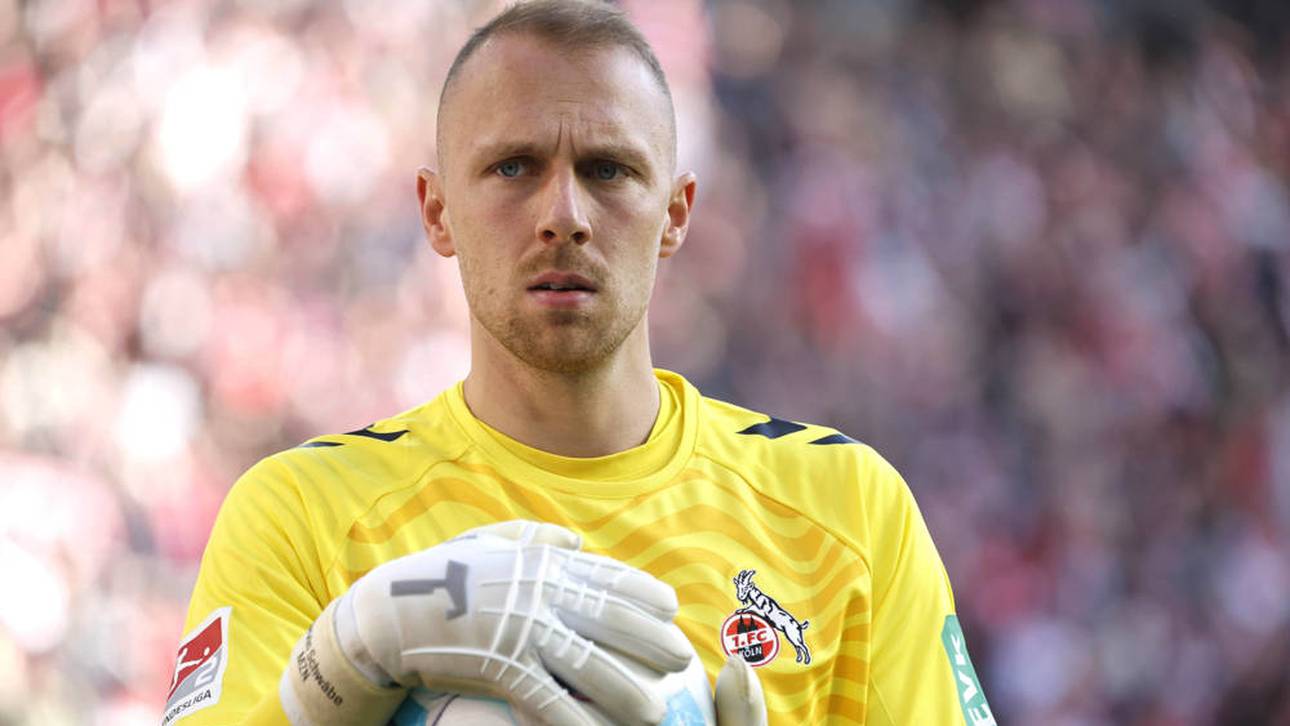 Marvin Schwäbe steht mit dem 1. FC Köln aktuell auf einem Aufstiegsplatz