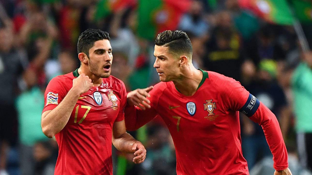 Presse: Guedes als CR7 verkleidet
