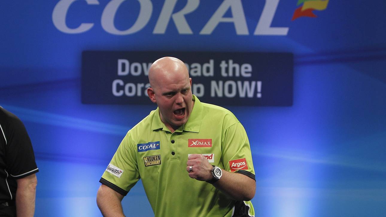 Wahnsinn: MvG mit zwei 9-Dartern