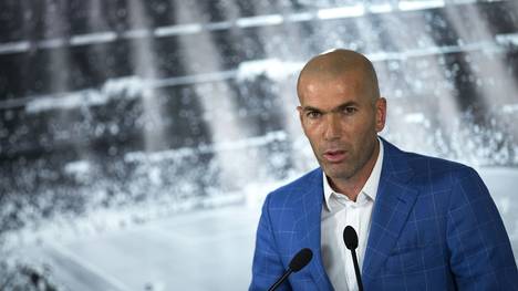 Zinedine Zidane übernahm das Traineramt bei Real Madrid