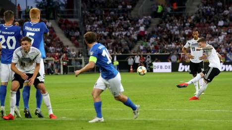 Marco Reus erzielte gegen Estland einen Treffer mit Seltenheitswert