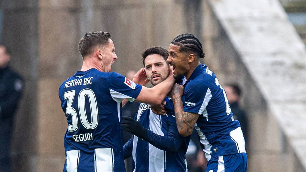 Hertha wahrt Mini-Aufstiegschance