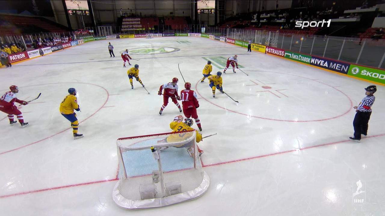 Eishockey-WM: Dänemark - Schweden (4:3): Tore und Highlights im Video