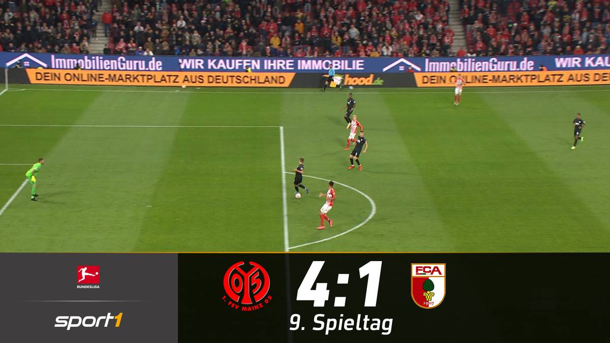 Mainz 05 - FC Augsburg (4:1): Tore und Highlights | Bundesliga