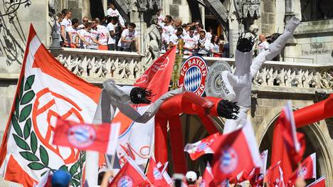 FC Bayern Muenchen Celebrates Winning The DFB Cup 2016