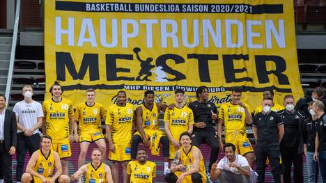 Die MHP Riesen Ludwigsburg sind Hauptrundenmeister in der easycredit BBL