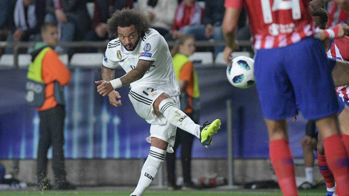 MARCELO: Mit fatalem Aussetzer vor dem 2:2. Brachte Atletico so überhaupt erst zurück ins Spiel. Auch im Passspiel Bruder Leichtfuß. SPORT1-NOTE: 5