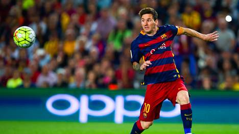 Barcelonas verletzter Superstar Lionel Messi schuftet für einen Einsatz im Clasico