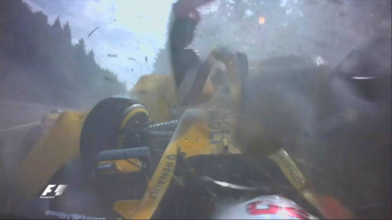 Kevin Magnussen hatte einen heftigen Unfall