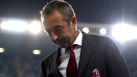 Muss nach nur sieben Spielen bei der AC Mailand den Hut nehmen: Trainer Marco Giampaolo 