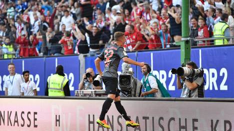 Joshua Kimmich erzielte das entscheidende Tor gegen den Hamburger SV