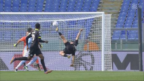 Lazio Rom fährt gegen Kellerkind Spezia Calcio einen Heimsieg ein. Für die Aktion des Spiels sorgt aber ein Akteur der Gäste.