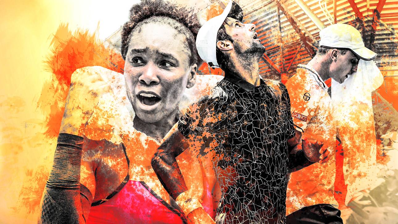 Hitze: Tennis-Profis schlagen Alarm