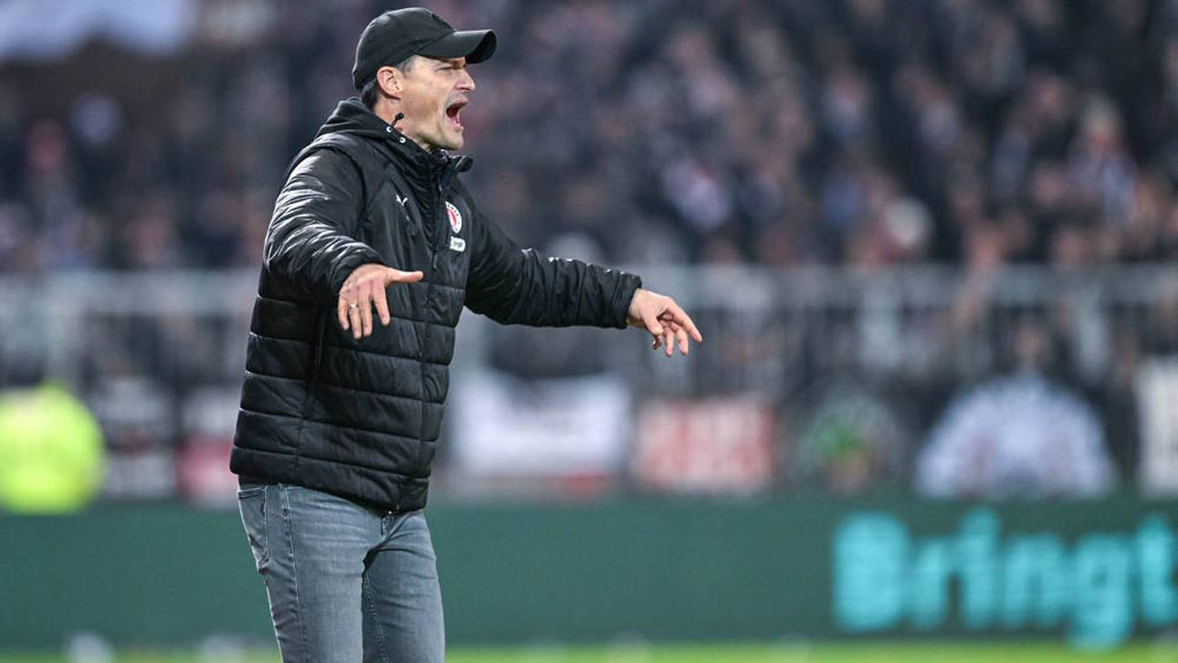 Alexander Blessin wurde nach dem Platzverweis gegen den FC St. Pauli deutlich