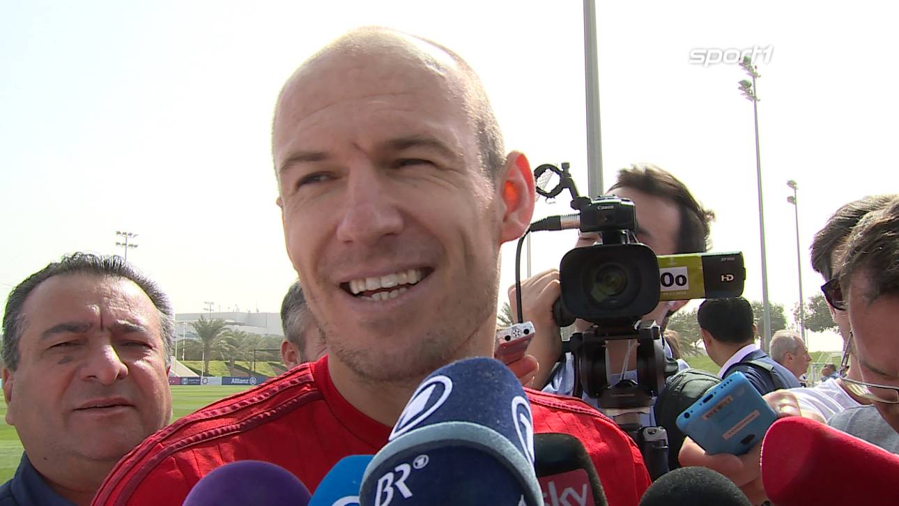 Robben scherzt über Guardiola-Abgang