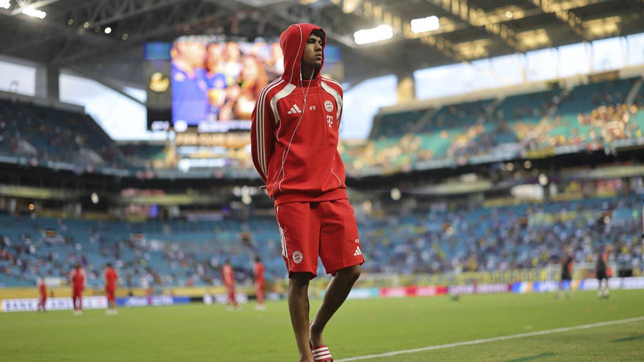 Adam Aznou trug bei der Klub-WM noch einmal das Trikot des FC Bayern